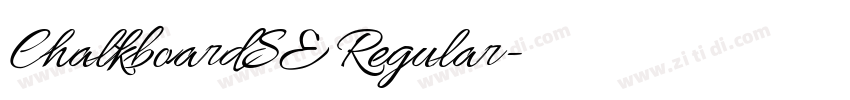ChalkboardSE Regular字体转换